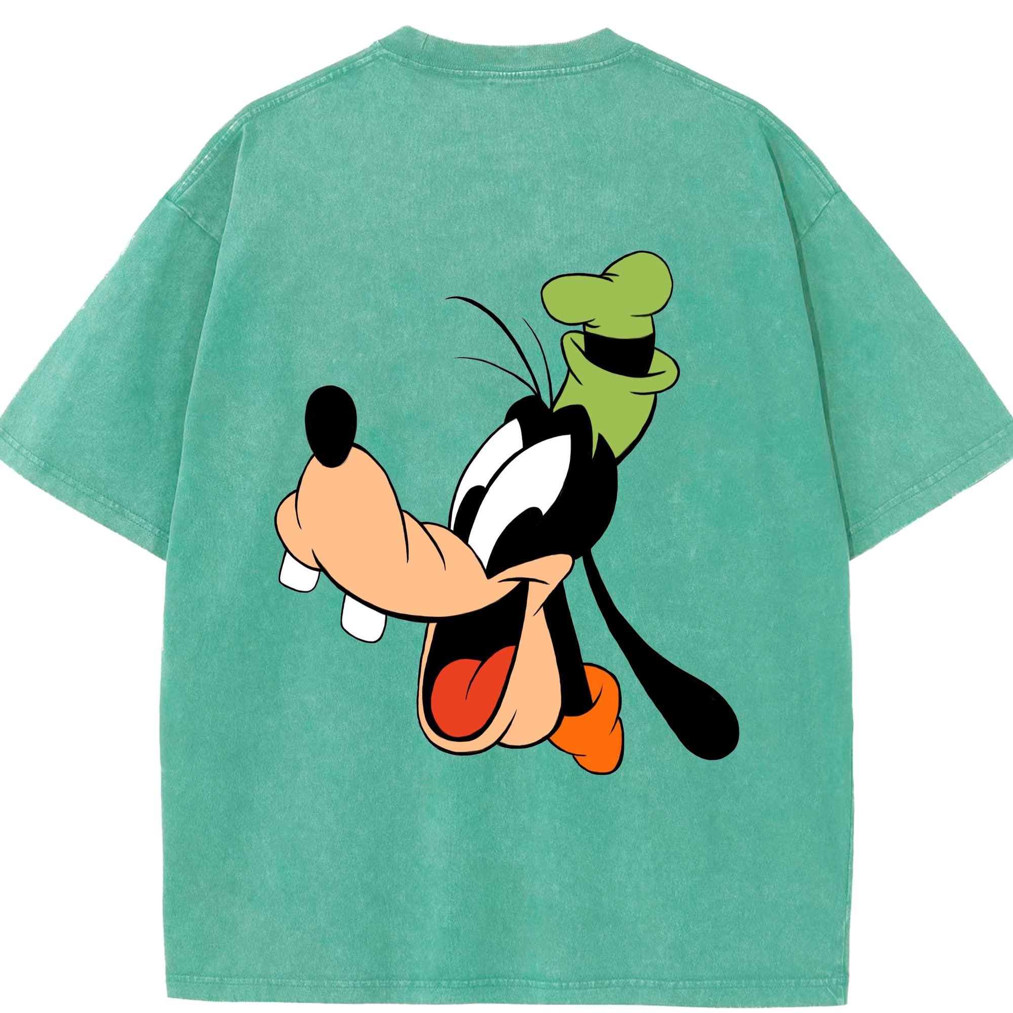 （画像用） ミッキーマウス Mickey Mouse 綿100% ヴィンテージ風 半袖Tシャツ（背面プリント）